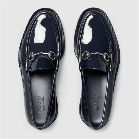 gucci rubber sole loafers